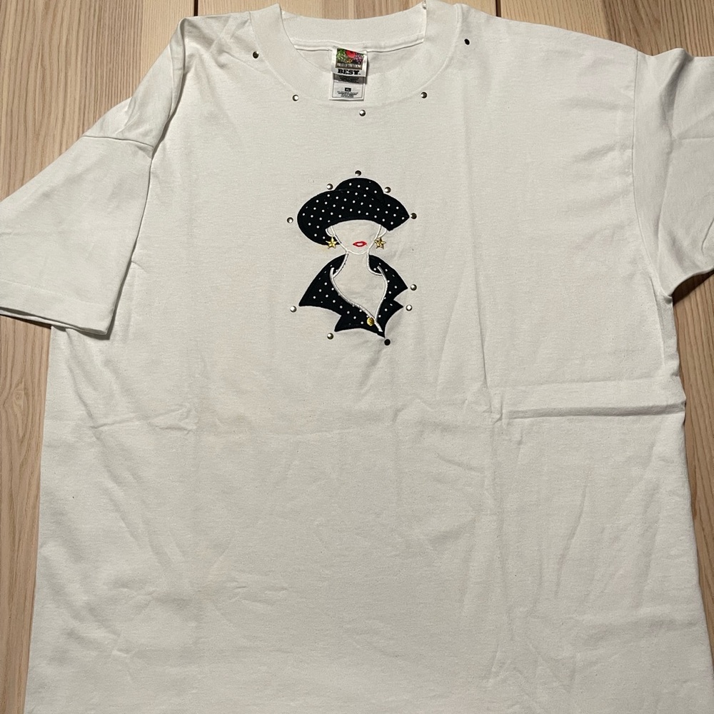 Vintage 90s High Fashion Model Aesthetic SS Shirt
